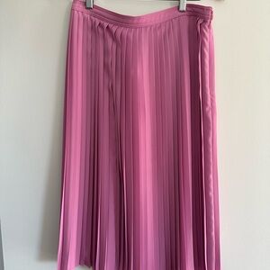 J. Crew Vibrant Pink Midi Skirt